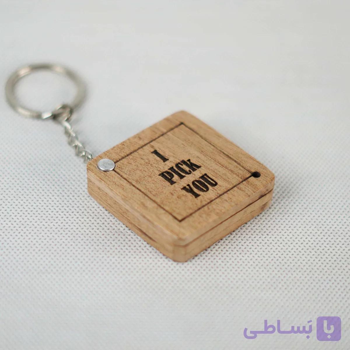 جعبه پیک چوبی طرح مربع سیپو — تصویر 1