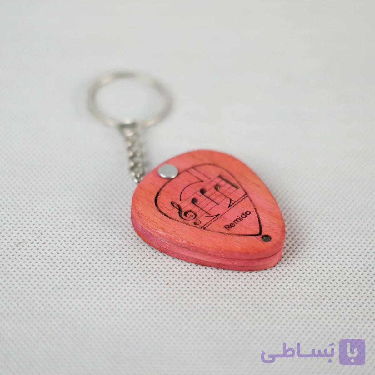 جعبه پیک چوبی طرح پیک صورتی — تصویر 1