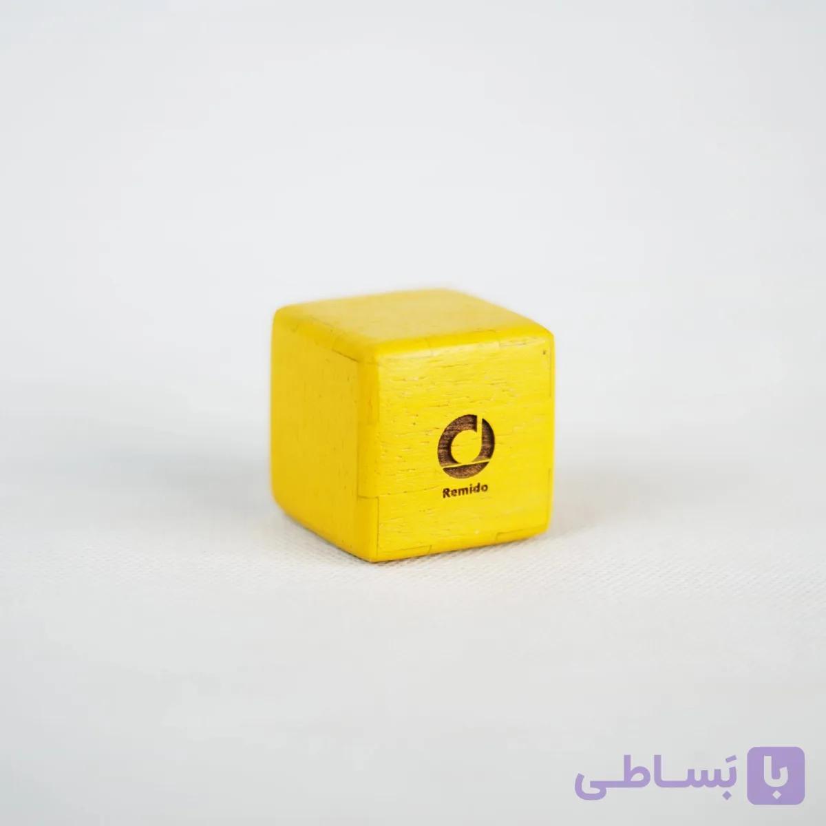 شیکر مکعبی رمیدو زرد — تصویر 1
