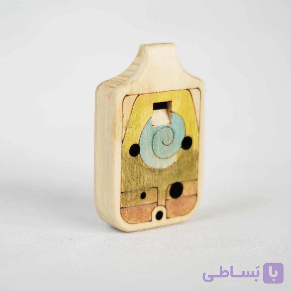 اوکارینا مستطیلی 4 سوراخ مدل عنصر خاک (زمین) — تصویر 1