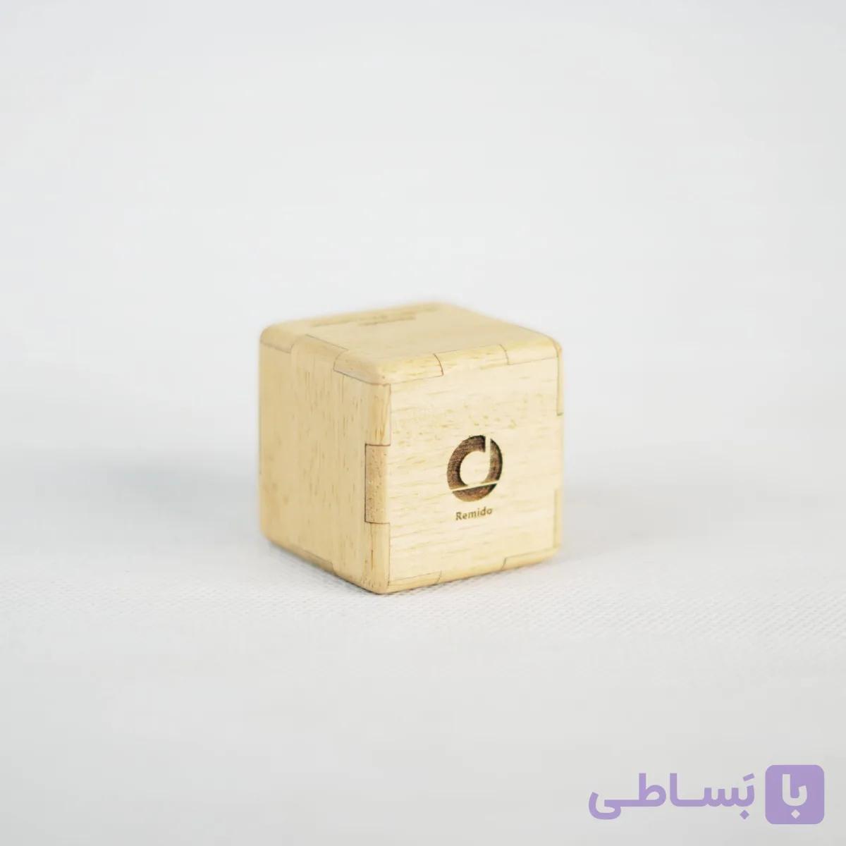 شیکر مکعبی رمیدو رنگ چوب — تصویر 1
