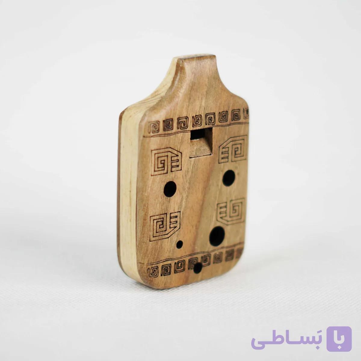 اوکارینا مستطیلی 4 سوراخ طرح ترکمن — تصویر 1