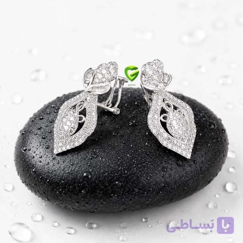 گوشواره نقره تیز کد2601