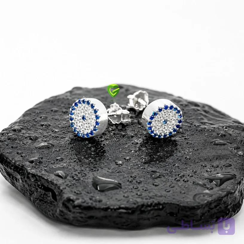 گوشواره نقره رنگی کد2569