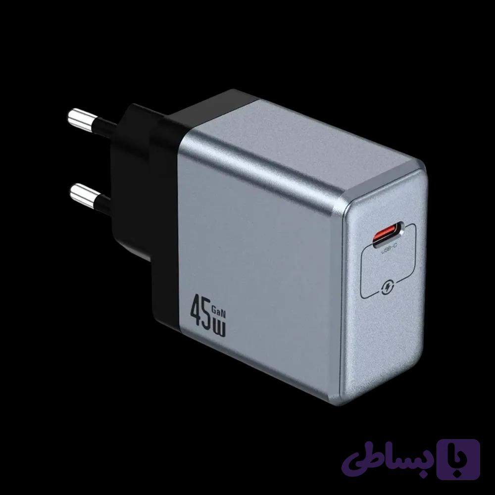 شارژر دیواری گرین لاین Green Lion GaN Premium EU Plug PD 45W — تصویر 1