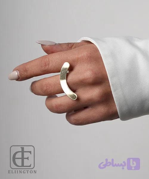 انگشتر استیل HALF کد 148