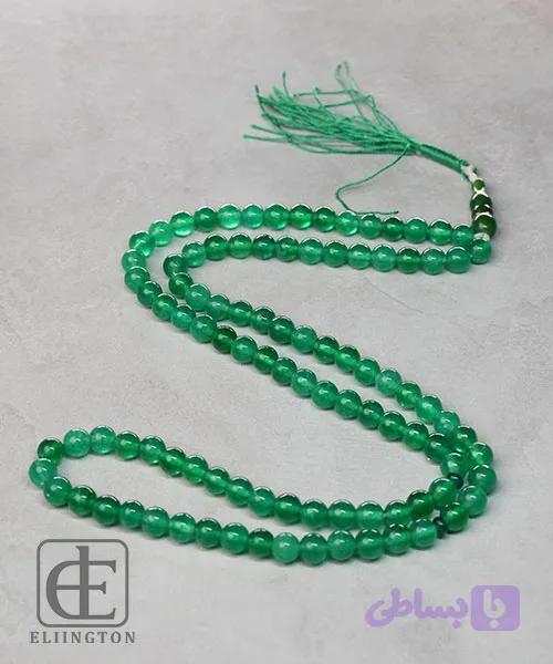 تسبیح عقیق سبز 101 دانه کد B117