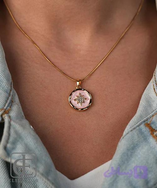 گردنبند استیل PINTEREST کد 5047