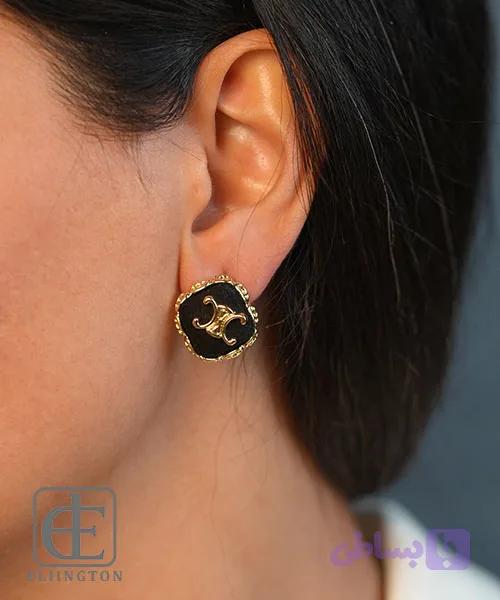 گوشواره استیل CHNEL COCO کد 2098 — تصویر 1