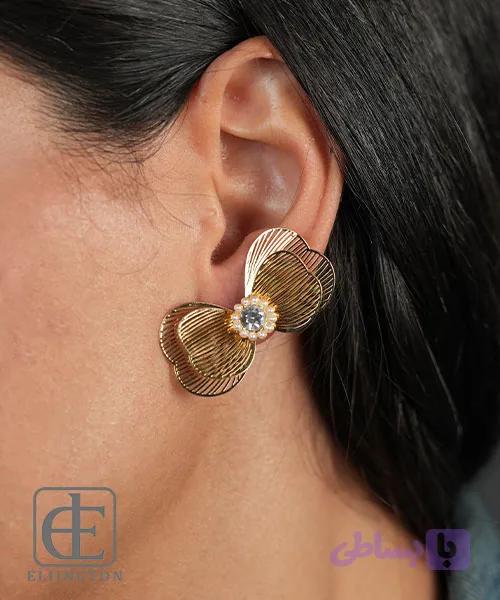 گوشواره استیل FLOWER کد 2084