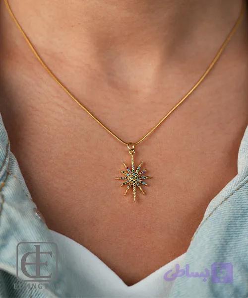 گردنبند استیل PINTEREST کد 5045