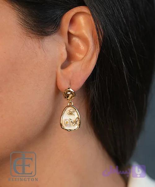 گوشواره استیل ERNT کد 2102 — تصویر 1