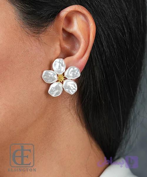 گوشواره استیل FLOWER کد 2113