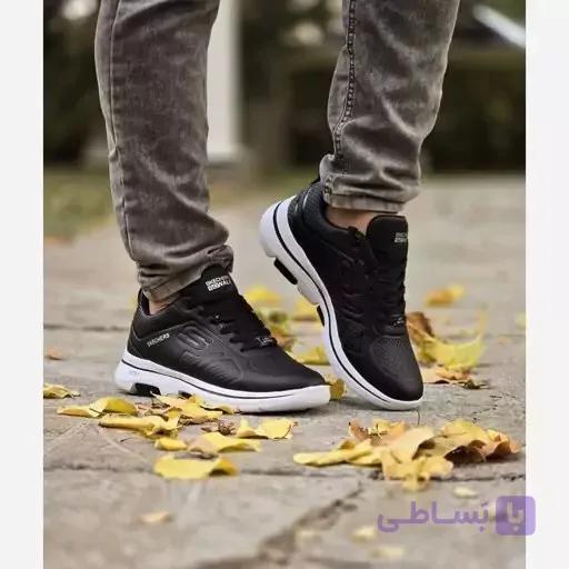 اسکیچرز مردانه (41-44) انعطاف‌پذیر با رویه فوم و پلی‌آمید، مناسب تمرین و دویدن کد 2166