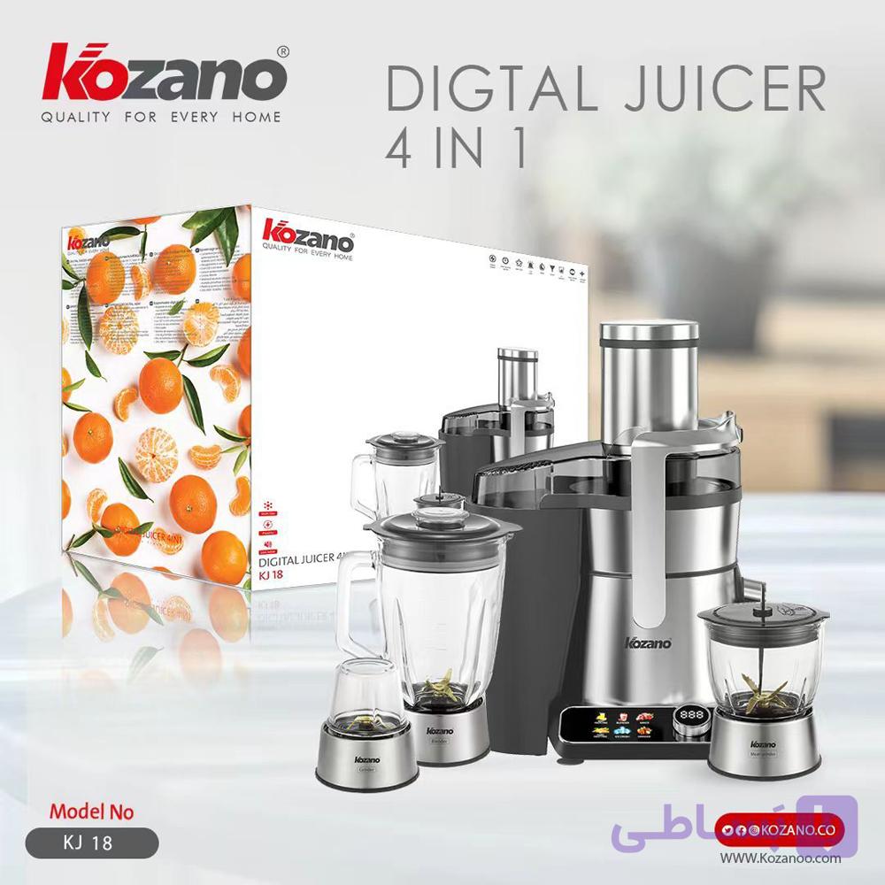 آبمیوه گیری چهار کاره کوزانو مدل KJ 18
