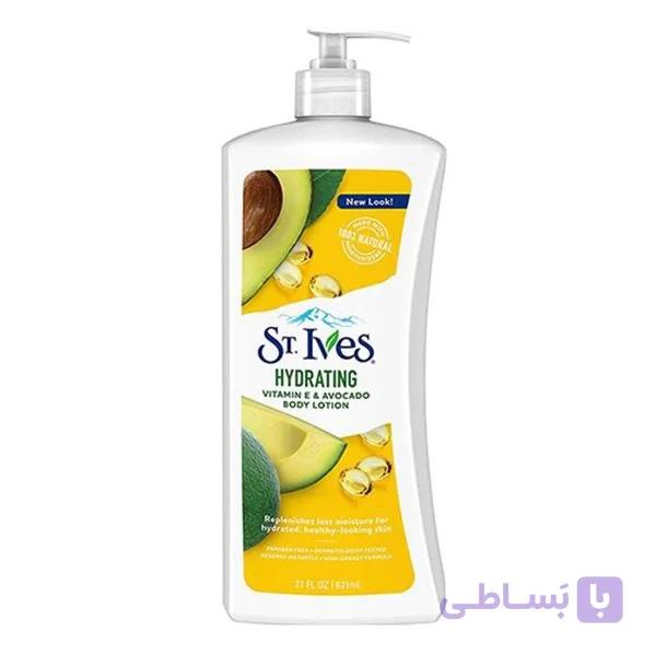 لوسیون بدن آووکادو استیو ایوز (St. Ives) حاوی ویتامین E | آبرسان عمیق
