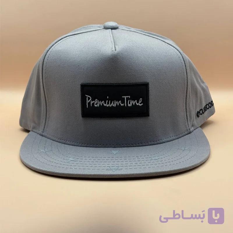 کلاه کپ کره ای طوسی مدل مینمیال