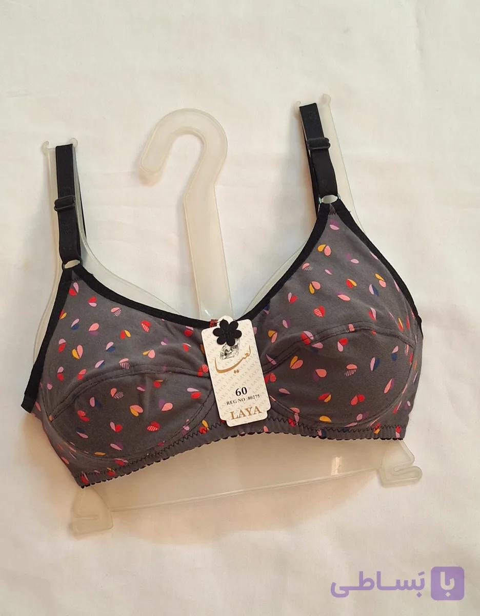 سوتین نخ پنبه تمام چاپ فانتزی دخترانه لعیا