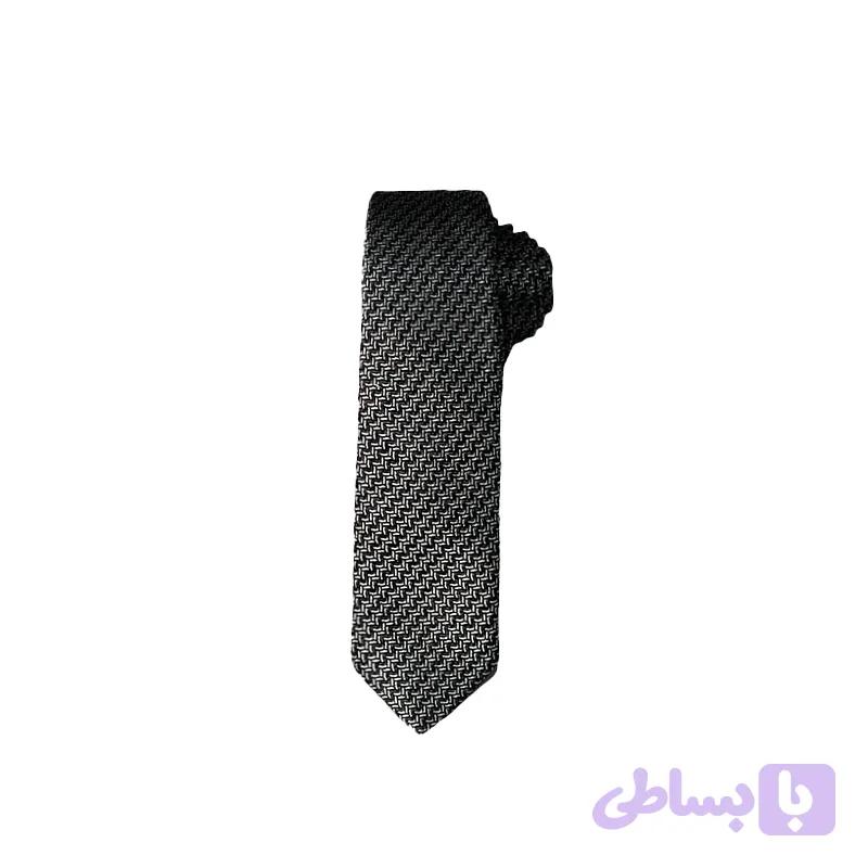 کراوات نوجوان مشکی نقره ای | R&R — تصویر 1