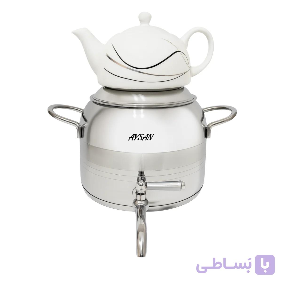 کتری قوری 5.5 لیتری آیسان مدل A-1202 — تصویر 1