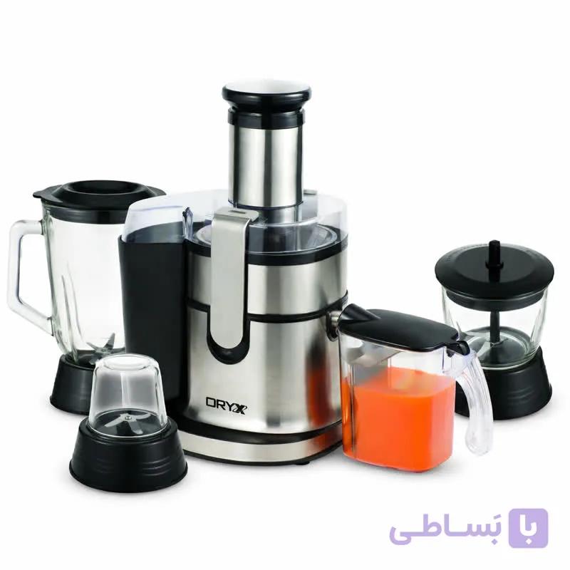 آبمیوه گیری لمسی چهارکاره مشکی اوریکس مدل DJ5531B
