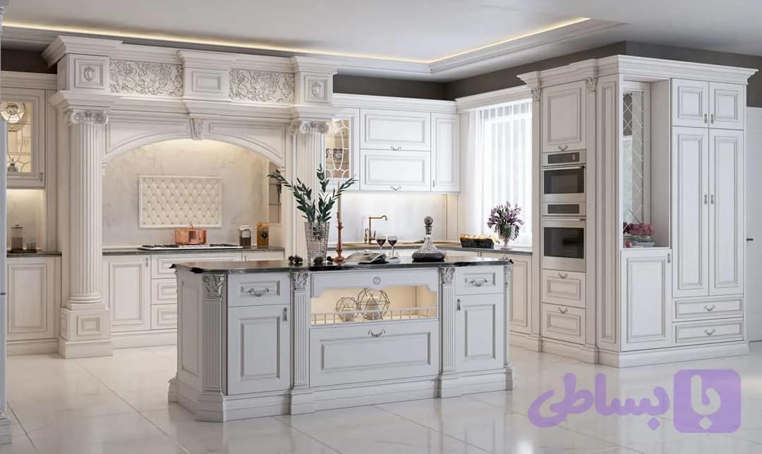 کابینت کلاسیک روکش وکیوم
