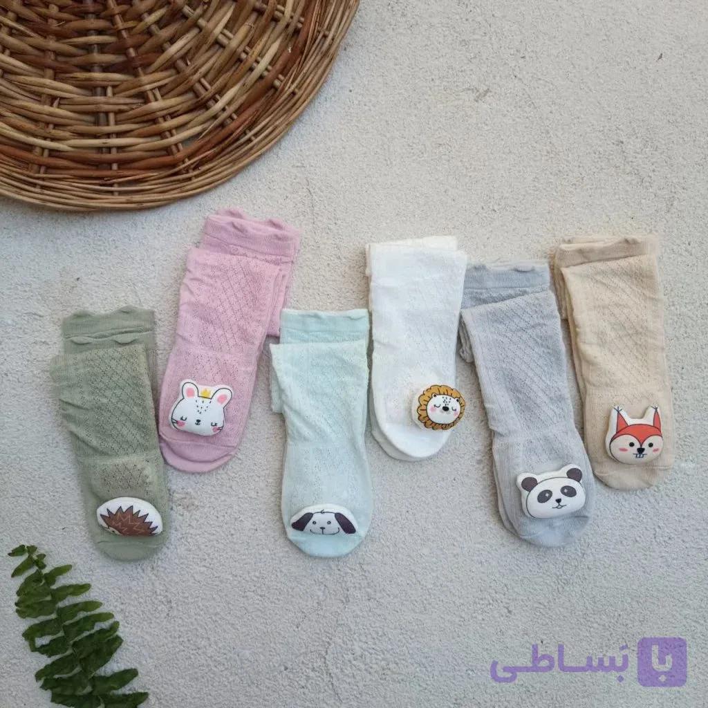 151-جوراب ساقدار طرح حیوانات برجسته — تصویر 1