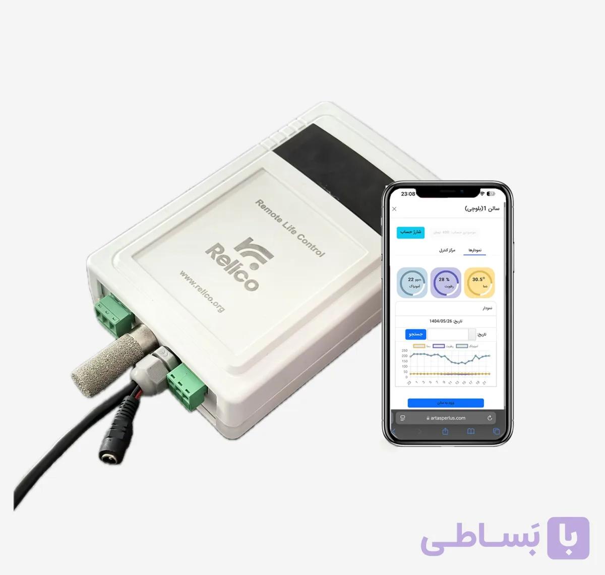سنسور دما و رطوبت رلیکو مدل Atmos Pro