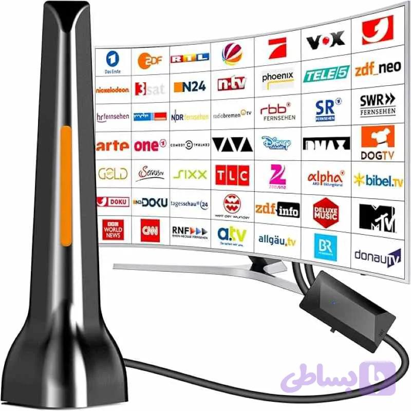 آنتن DVB T2، آنتن داخلی آنتن‌های DVB-T و DVB-T2 با تقویت‌کننده 4K 1080p — تصویر 1