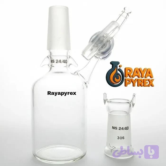 بطری شست‌وشوی گاز شیشه‌ای | Gas Washing Bottle | بطری گازشوی درکسل — تصویر 1