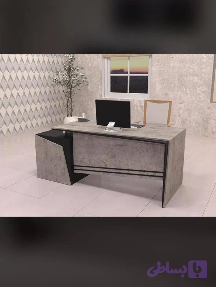 میز کارشناسی و کارمندی MDF کد E201 قابل سفارش در ابعاد و رنگ های مختلف