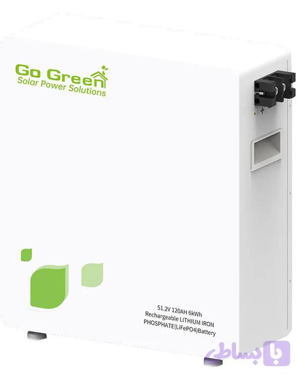 باتری لیتیوم برند Go Green 6KWH مدل GGESS-6KWH 125 آمپر ساعت 6 کیلووات ساعت