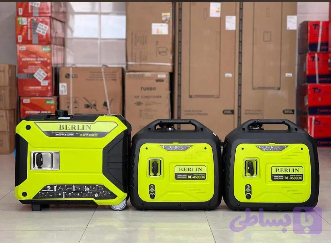 موتور برق4.5 کیلو وات سه گانه سوز سوپر سایلنت GENRAL BERLIN
