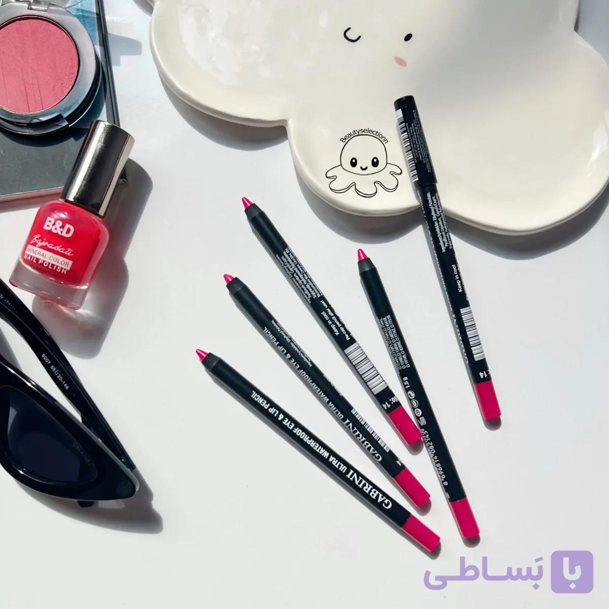 مداد چشم صورتی گابرینی | Gabrini pink eyeliner — تصویر 1