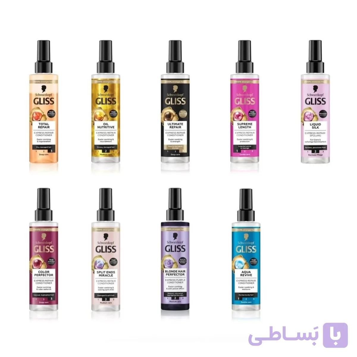 اسپری دو فاز گلیس | Gliss spray