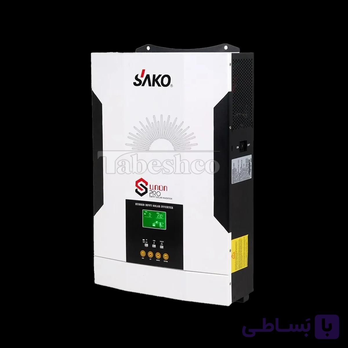 سانورتر 5.5 کیلووات، 48 ولت، 100 آمپر MPPT برند SAKO مدل SUNON PRO 5.5KW