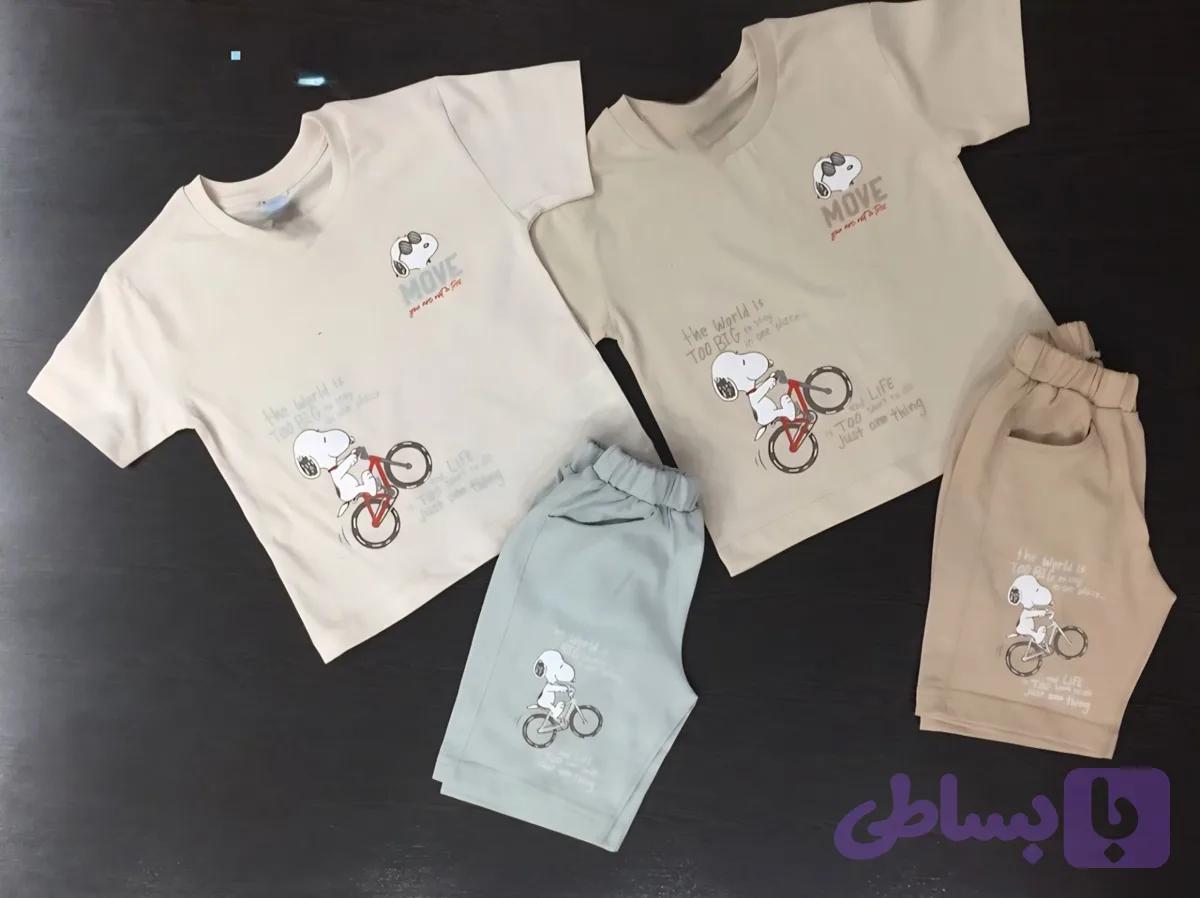 تیشرت و شلوارک snoopy