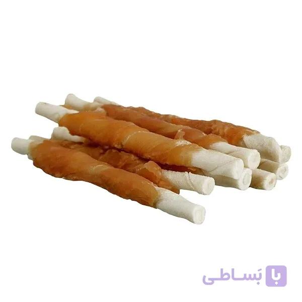 تشویقی مدادی دورپیچ گوشت مرغ بسته بندی 2 عددی