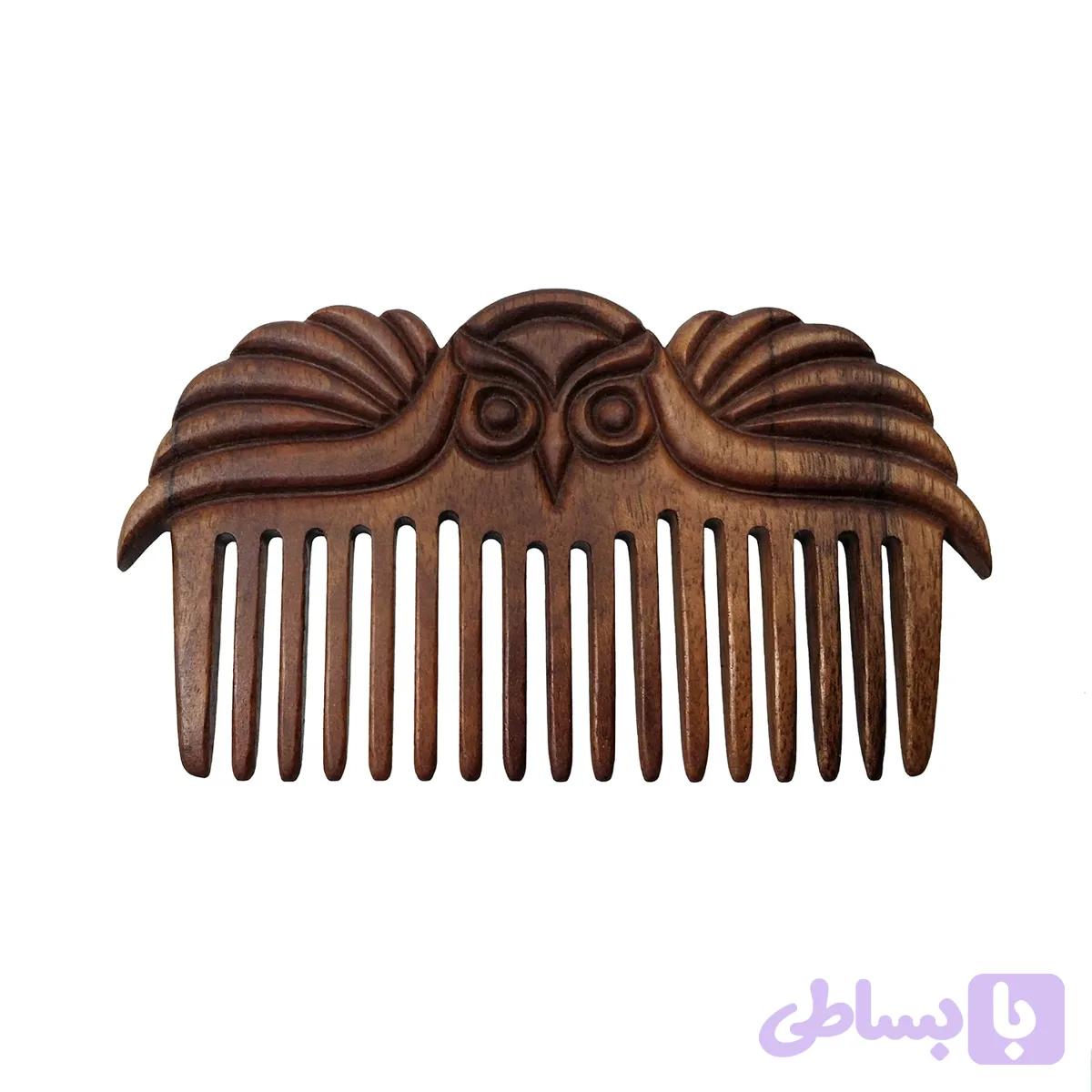 شانه چوبی طرح جغد کد HG-162 — تصویر 1