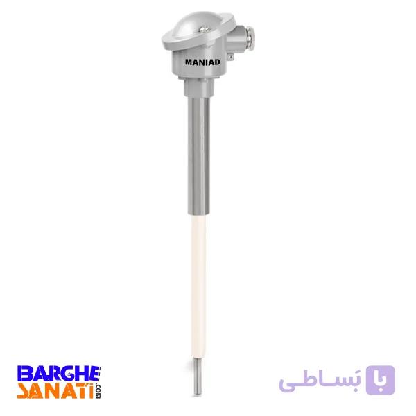 ترموکوپل تایپ S صنعتی با غلاف سرامیکی مخصوص دما های بسیار بالا کد 5972