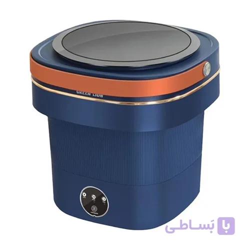 ماشین لباسشویی تاشو گرین لاین ظرفیت 9 کیلوگرم مدل Green Lion Foldable Mini Washing Machine 9L 60W GNMINIWM9LBL — تصویر 1