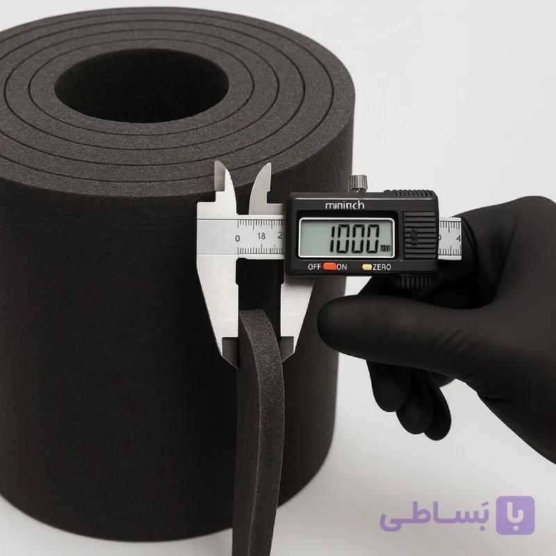 فوم پلی اتیلن رولی مشکی ضخامت ۱۰ میل