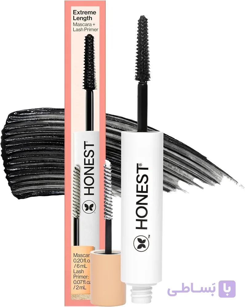 ریمل و پرایمر مژه دوطرفه هانست  (Honest Beauty Extreme Length Mascara + Lash Primer | 2-in-1) — تصویر 1