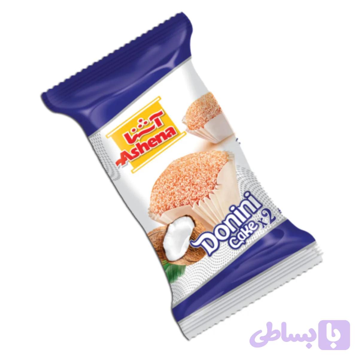 کیک دونینی نارگیلی آشنا - ۶۰ گرمی - 24 عددی