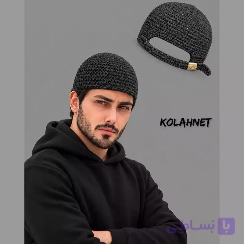 کلاه بافت شیخی پشت سگک کد 6426 — تصویر 1