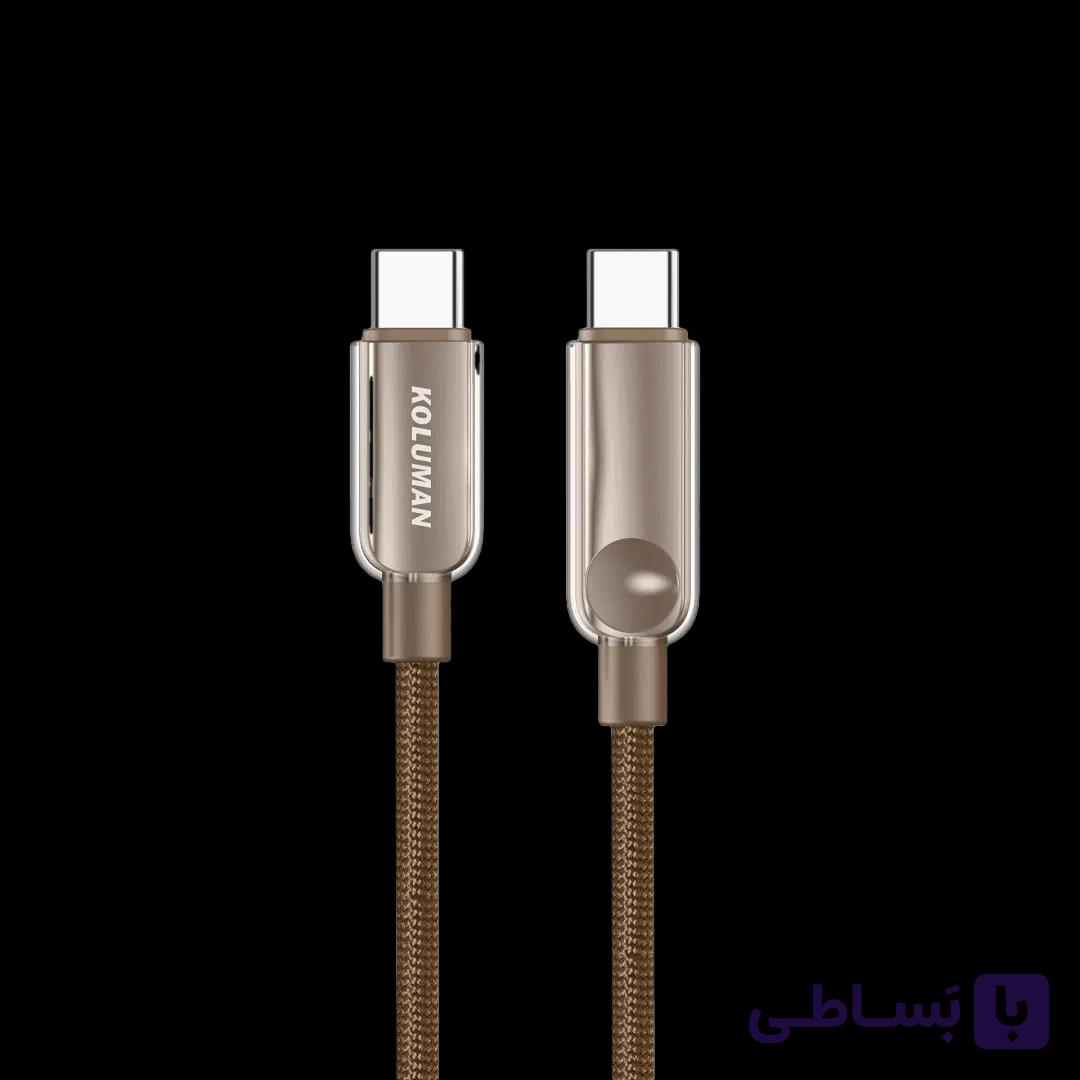 کابل شارژ کلومن 100 وات KD-79 تایپ سی به تایپ سی — تصویر 1