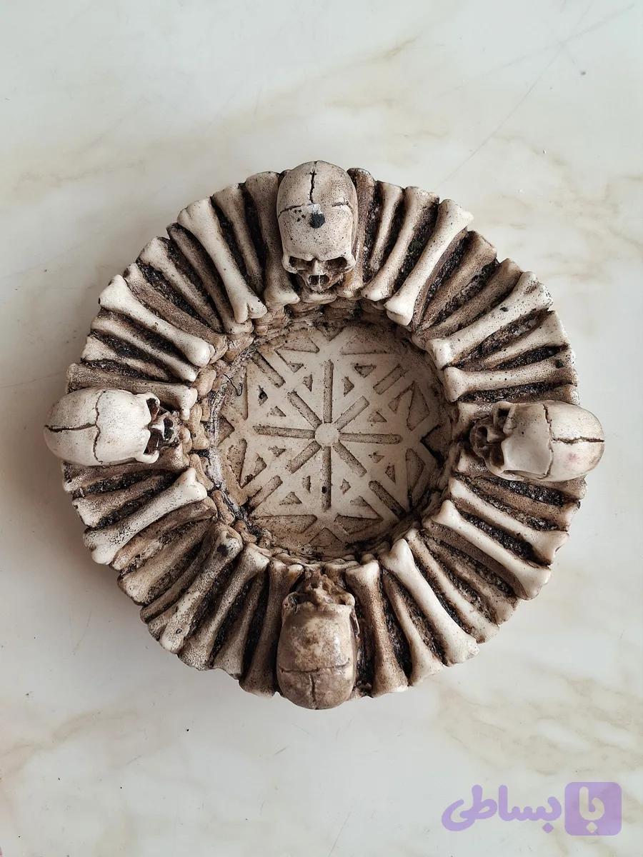 زیرسیگاری طرح جمجمه (کد 8QBWW)