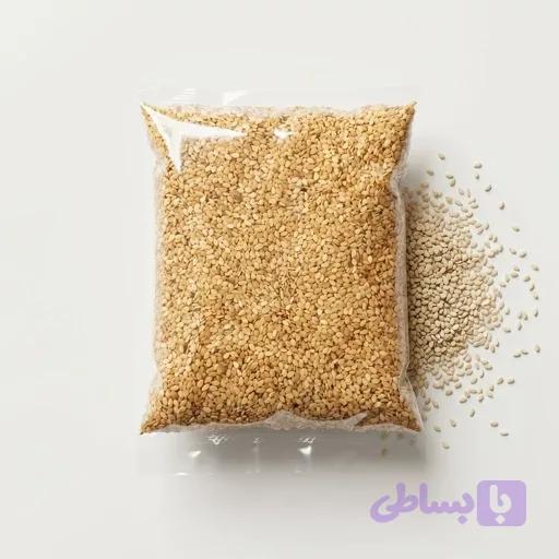 کنجد شسته شده تفت داده درجه یک 100 گرمی
