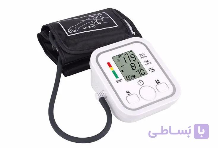 فشارسنج دیجیتال بازویی تمام اتوماتیک با قابلیت کارکرد با باتری و کابل USB، با دقت بالا و نمایشگر LCD
