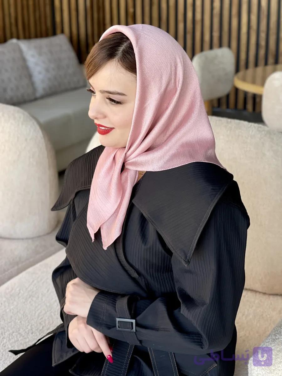 مینی ‌اسکارف کریستال ساده — تصویر 1